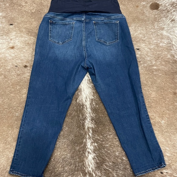 Motherhood / Old Navy Maternity Denim Jeans Pregnancy Bundle Size L/16 - Picture 2 of 12